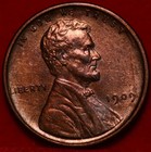 Uncirculated 1909 VDB Philadelphia Mint Copper Lincoln Wheat Cent — photo 1