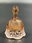 Vintage Fenton Art Glass Lily Of The Valley Cameo Opalescent Bell 5.5" Tall