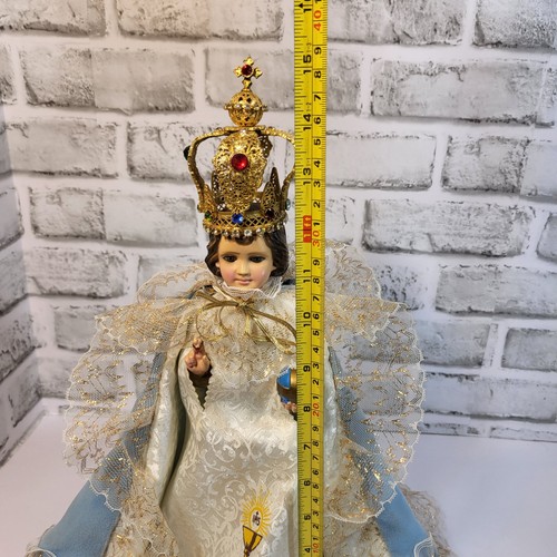 Columbia Statuary Infant Of Prague Statue 13” with 6 Vestments Made in Italy - Picture 13 of 23