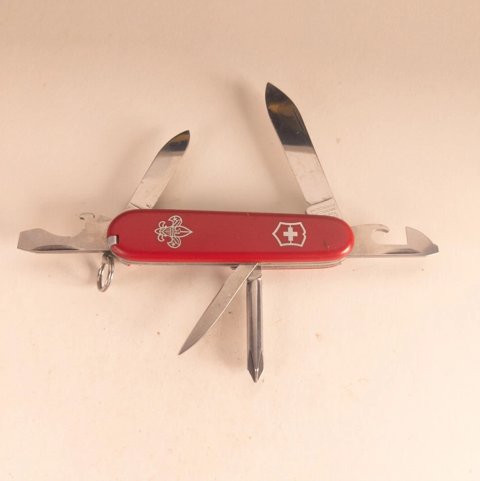Victorinox Tinker Small Vintage BOY SCOUTS 1978-1982 Crossbow No Eyelet 84mm - Image 2 of 4