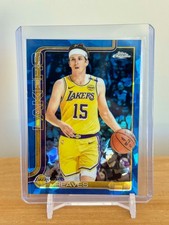 2025-26 Topps Chrome - Austin Reaves #126 Blue Sapphire Refractor LAKERS