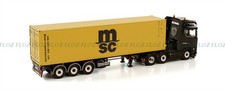 1:50 for WSI FOR SCANIA S CS20H 6X2 TWINSTEER CONTAINER TRAILER -3AXLE WITH 40FT