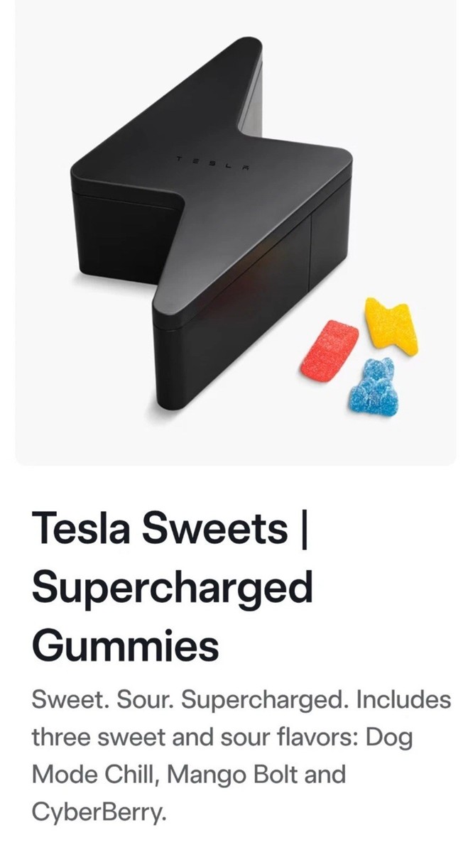 【LA限定&新品】テスラダイナー限定 スーパーチャージドグミ Tesla IN HAND STOCK - Tesla Diner Exclusive SUPERCHARGED GUMMIES | eBay