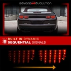 For 2010-2013 Camaro Replacement LED Brake Stop Tail Lights Signal Lamps Black