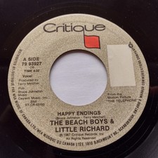 CANADA!!! NM- THE BEACH BOYS & LITTLE RICHARD Happy Endings /California Girls 45
