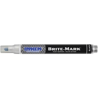 2PC DYKEM 84002 Permanent Paint Marker, Black, Medium Tip, BRITE-MARK 916 S