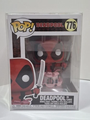 Funko POP! Marvel Deadpool in Cake #776 Bobble-Head Vinyl Figure 30th Ann.