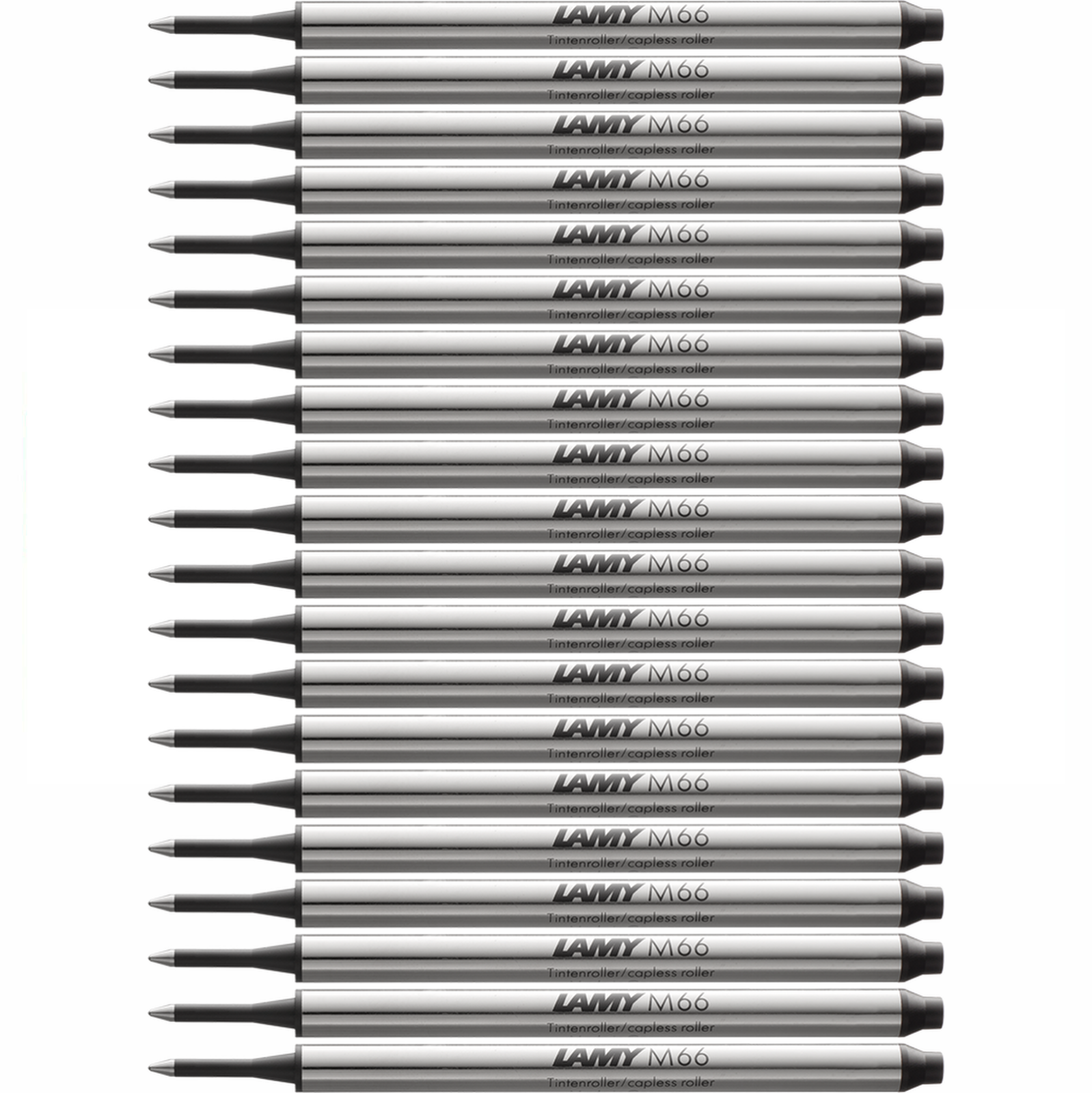 LAMY M66 Rollerball Pen Refill - Broad Tip - Black Ink - Pack of 20