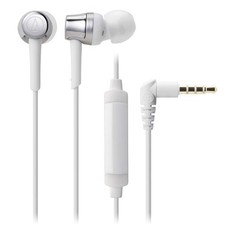 Audio-Technica ATH-CKR30iS SV Earphones Wired Microphone Silver for Smartphone