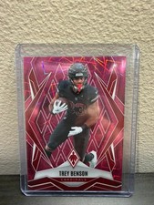 Trey Benson 2025 Panini Phoenix Pink Lazer /189 #27 Arizona Cardinals