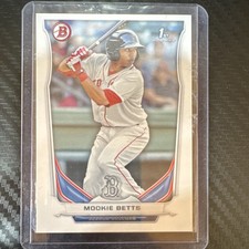 Bowman 2014 Prospects Mookie Betts BP109 Rookie Boston Red Sox Baseball
