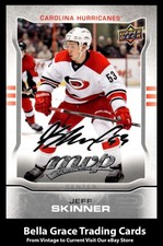 2014-15 Upper Deck MVP Jeff Skinner #181 Carolina Hurricanes Silver Script NHL 