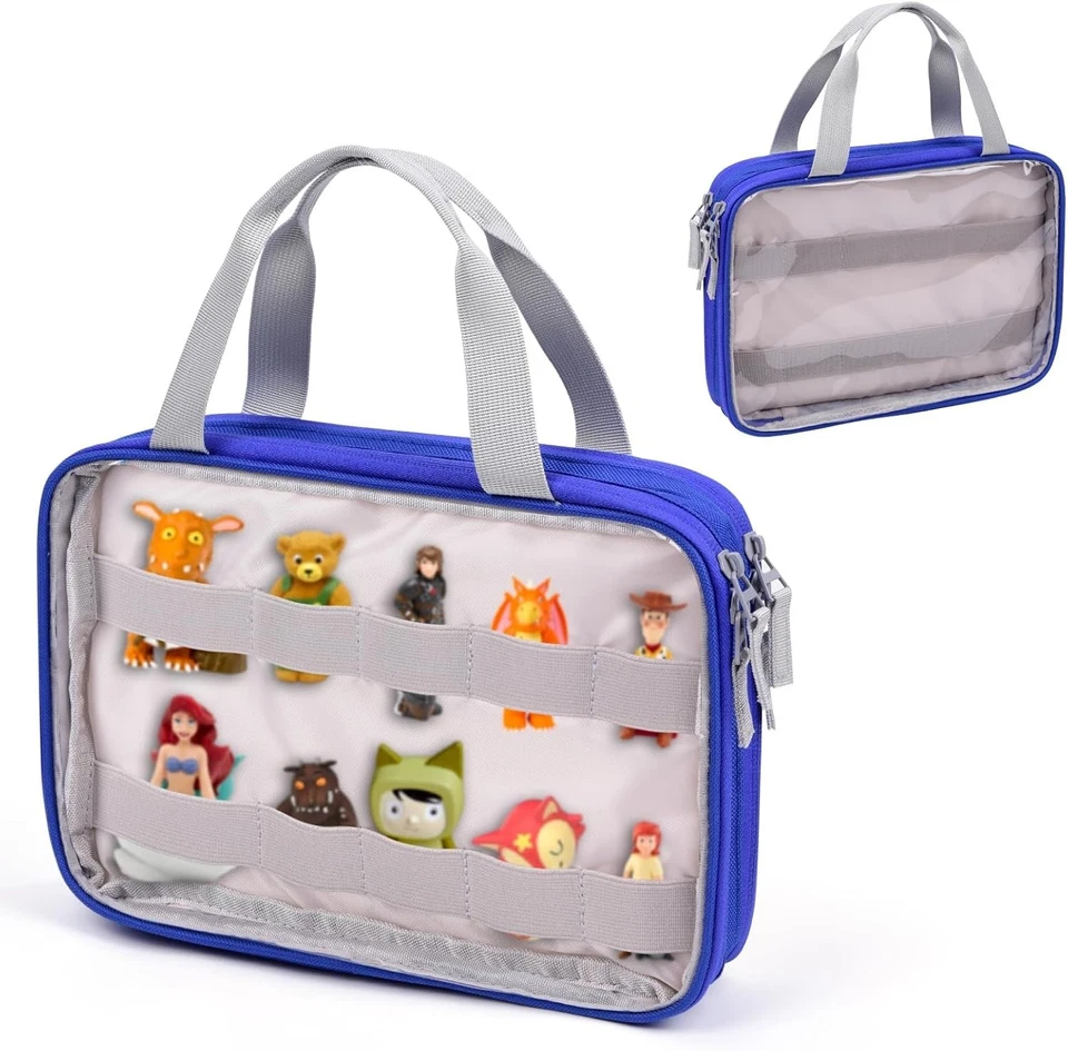 Bolsa de almacenamiento ligera de figuras Tonie con cremallera con asa - Diseño sin polvo Foto 3 de 4