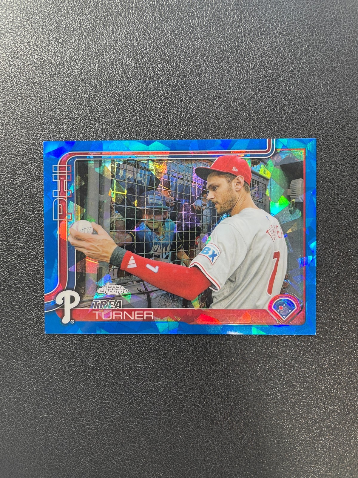2025 Topps Chrome Sapphire Trea Turner Image Variation BJBY