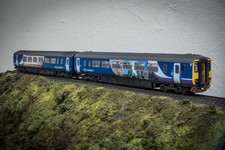 Upgraded Hornby R2694 Class 156 Northern Rail S+C DCC, Weathered, Decals
