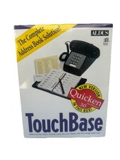 VTG ALDUS TouchBase Version 1.0 Quicken 3.0 Microsoft Windows Version 1.0 NEW