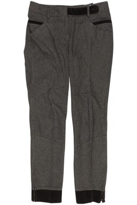 Stefanel Stoffhose Damen Hose Pants Chino Gr. 36 Baumwolle Grau #4sf4qkk