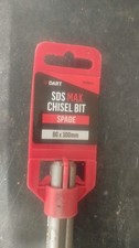 Dart SDS Max Spade Chisel Bit 80 x 300mm Breaking Stone & Concrete Demolition