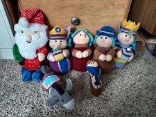Holiday plush figures