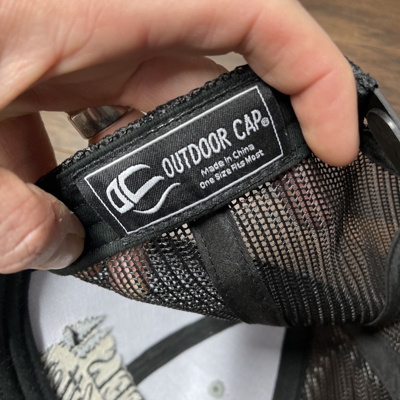 Scheels Hat Black Grey Adjustable Snapback - image 8