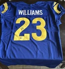 Los Angeles Rams KYREN WILLIAMS Signed Autographed Blue Jersey Beckett COA