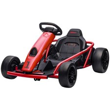 24V Kids Electric Go Kart Drift Ride-On Racing Game with 2 Speeds for 8-12 Years