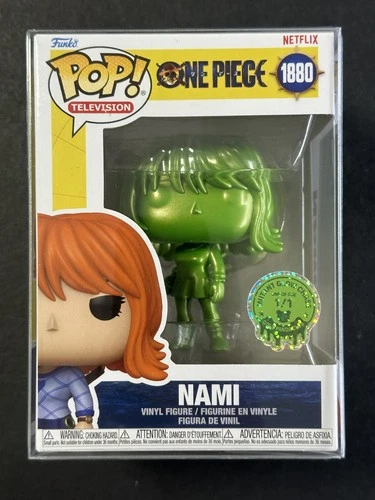 1/1 Limited Edition One Piece Nami Gold Panda Club Funko Pop Television #1880
