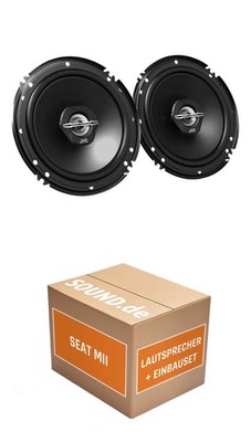 Lautsprecher vorne JVC CS-J620X für Seat Mii | 2x Tief-Mitteltöner inkl. Hochtön