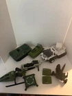 GI Joe Smalll Vehicle Lot  1980’s Hasbro Vintage Motorcyle Jetpack Weapons