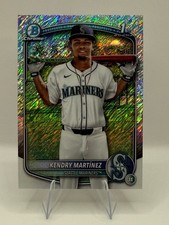 2025 Bowman Chrome Kendry Martinez 1st Shimmer Refractor #BCP-159 Mariners