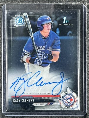 Clemens, Kacy - 2017 Bowman Chrome Draft - Autograph - INV10