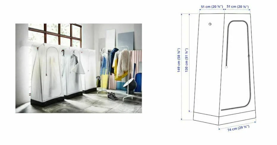 Ikea wardrobe ebay online