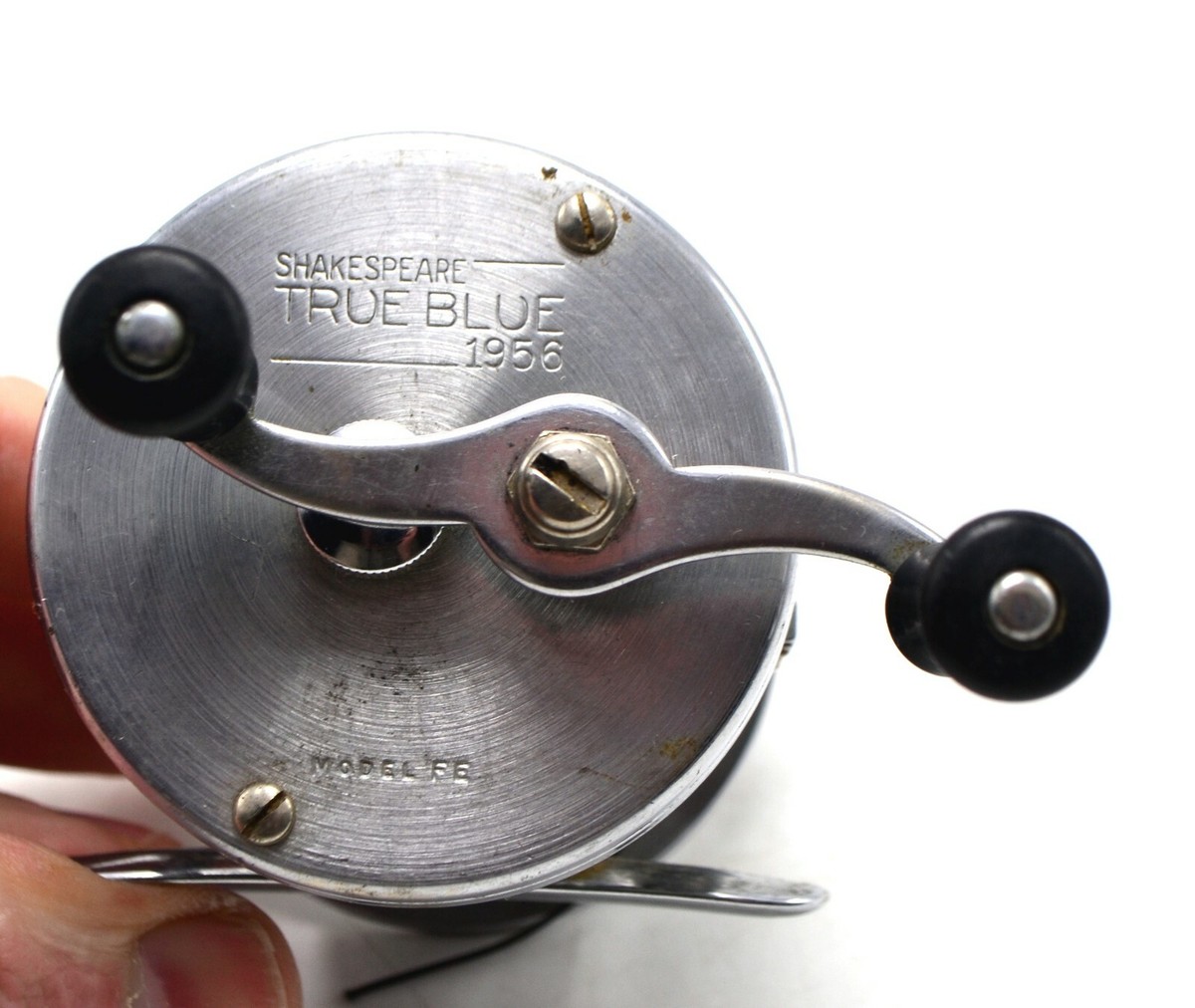 Vintage Shakespeare True Blue 1956 Fishing Reel Model FE Made In