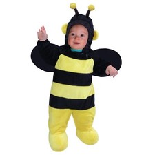Totally Ghoul Infant/Toddler Plush Bumble Bee Jumper Halloween Costume 0-6 Mos
