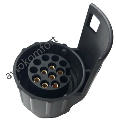 Adattatore Per Camper E Caravan Set Adattatori Prese Rimorchio 7 Pin A 13 Pin E 13 Pin A 7 Pin - Convertitore Per Veicoli E Rimorchi UE Adattatori Spine Rimorchio