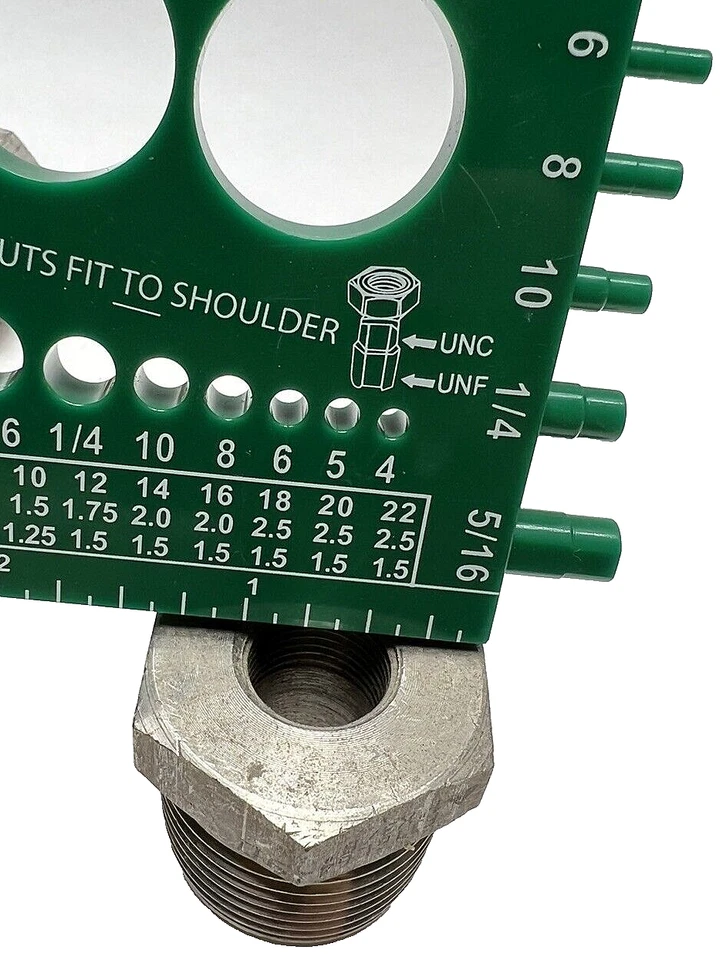 (Pack of 11) NPT F316L6439 Hex Bushing, 304 Stainless Steel 1" x 3/8" - Image 3 of 4