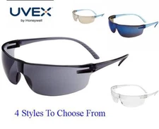 Uvex Safety Glasses SVP200, SVP201,SVP206,SVP207 - Clear, Gray, Mirror or IN/OUT