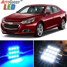 15 X Premium Blue Led Lights Interior Package For Chevy Malibu 2013-2015 Tool