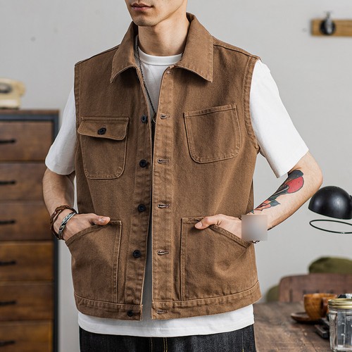 canvas vest