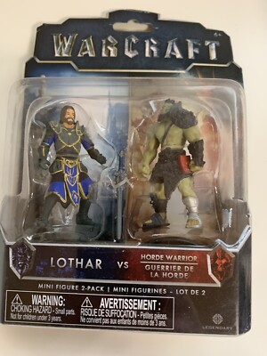 2016! Orig. World of WarCraft WoW CIB PC Blizzard Figur Lothar VS Horde Warrior