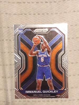 2020-21 Panini Prizm IMMANUEL QUICKLEY #296 Rookie RC New York Knicks ...