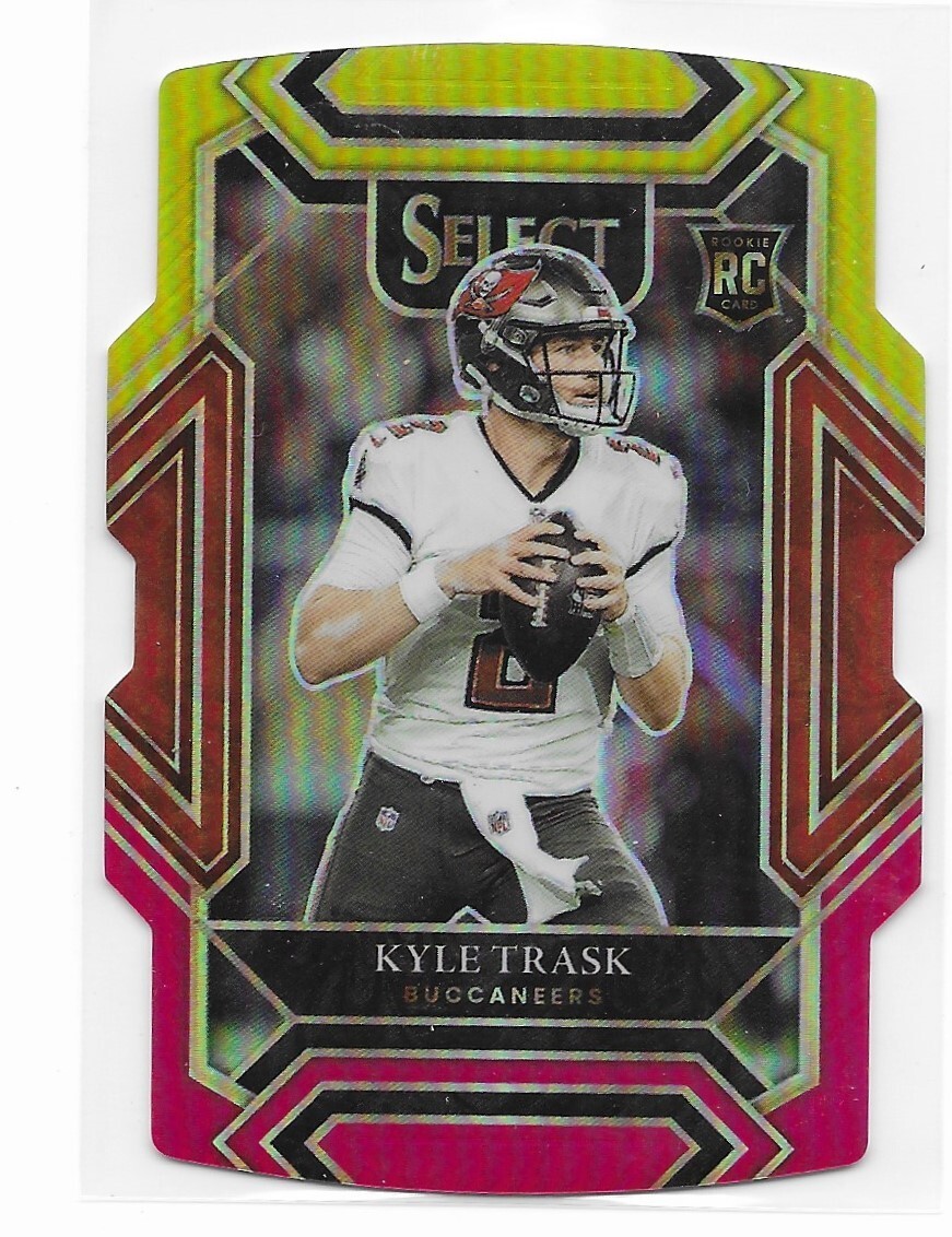 Kyle Trask RC Red Yellow Die Cut Club Level 2021 Panini Select #263 Rookie MINT!