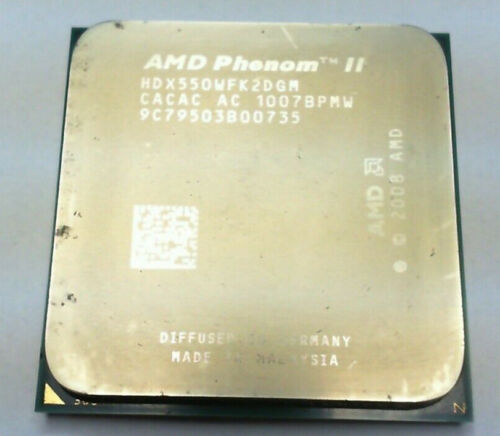 AMD Phenom II X2 550 HDX550WFK2DGM Socket AM2+ AM3 3100Mhz Processor - Picture 1 of 2