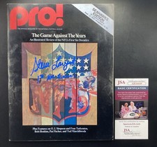 Steve Largent Signed 1st NFL Game Debut Program JSA Seattle Seahawks 1 Game Ever