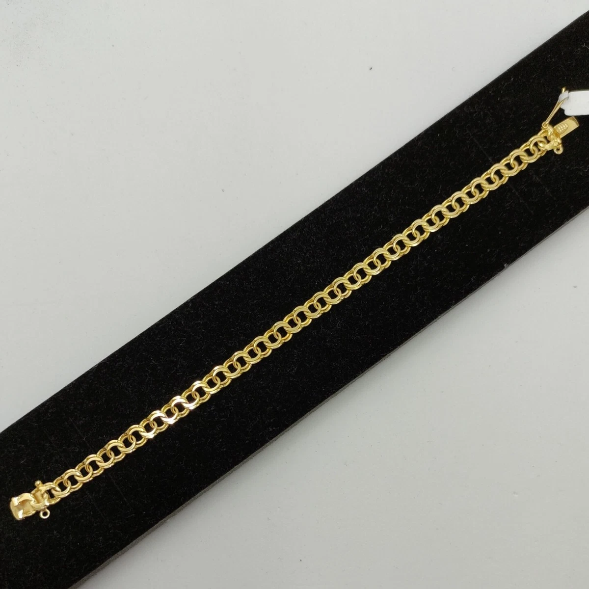 2 oz online mens gold bracelet