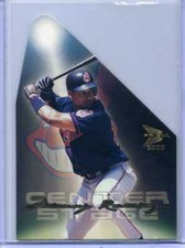 MANNY RAMIREZ 2000 Pacific Prism CENTER STAGE DIE-CUT #7 - INDIANS