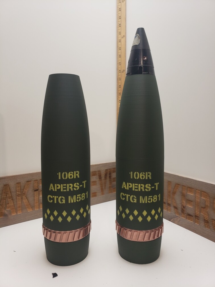 3D Printed 106mm M581 Recoilless Rifle Shell - 106R | eBay