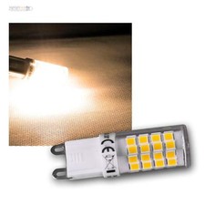 Mini LED Stiftsockellampe G9 4W warmwei&szlig; 270lm, Stiftsockel Leuchtmittel Birne