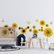 DIY Sunflower Flower Removable Wall Sticker Art Mural Decal Wall Home Room Decor