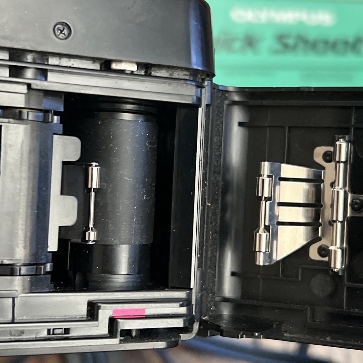 フィルムカメラ Olympus AUTO OLYMPUS DX ZUIKO 35mm Film Camera 38mm Japan Tested Working With